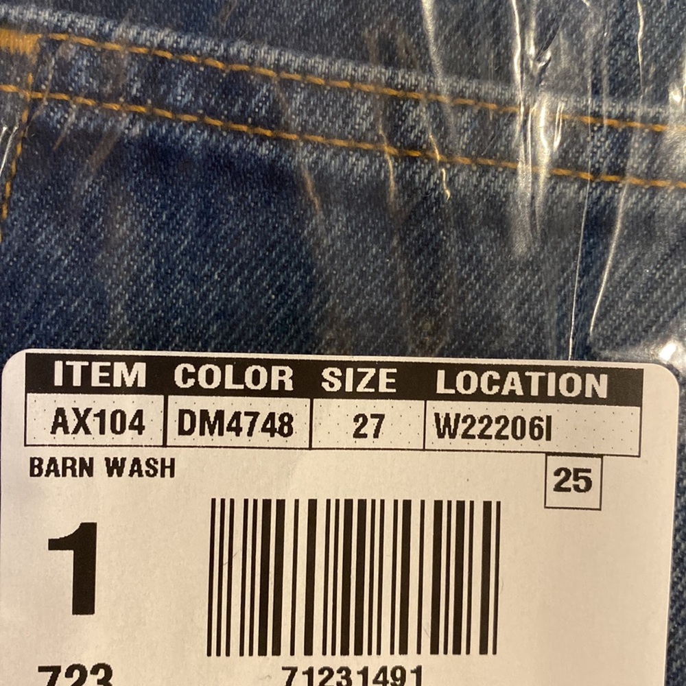 NWT, Women’s J.Crew Straight Slouchy Boyfriend Jeans, Barn Wash, Size 27 - Picture 5 of 6